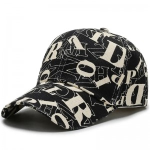 Litir Nua Hataí 6-Panel Snapback Sports Caps Baseball Hataí Plain Cotton do Fir Mná
