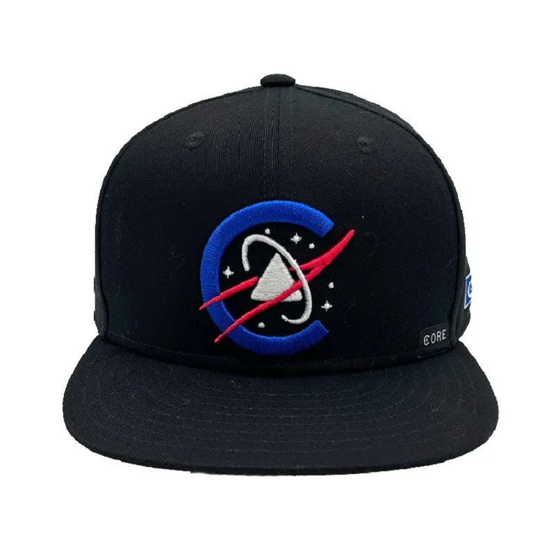 Nua E 5950 Lógó Saincheaptha Classic Ardchaighdeáin 6 Caipíní Snapback Painéal Hata Bróidnéireachta