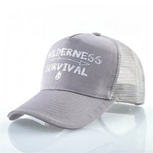 Priontáil saincheaptha cadás buí suede bróidnéireacht struchtúrtha 6 phainéal caipíní mogalra painéil caipín baseball caipín trucker hata