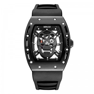 Fir Skull Faisin Grianchloch Faire Baogela Creative Dial Watch for Men Clog Clog Óir Life Fir Waterproof Watches Stíl Spóirt 1612