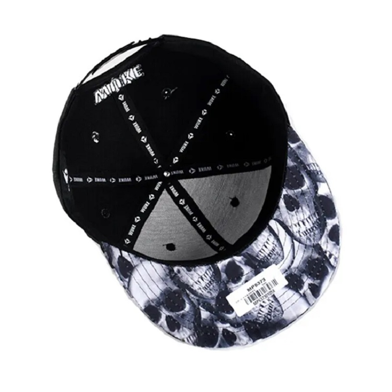 Lógó bróidnéireachta 3D mórdhíola 3D Hip Hop Flat BRIM Cispheil Snap Cispheile Ar Ais Caipíní Snapback