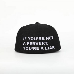 Saincheaptha 6 phainéal aicrileach dubh dúnta ar ais flex fit fit goraras caipín feistithe hata feistithe 3D lógó bróidnéireachta glas fo -bhroinn hip hop caipín snapback