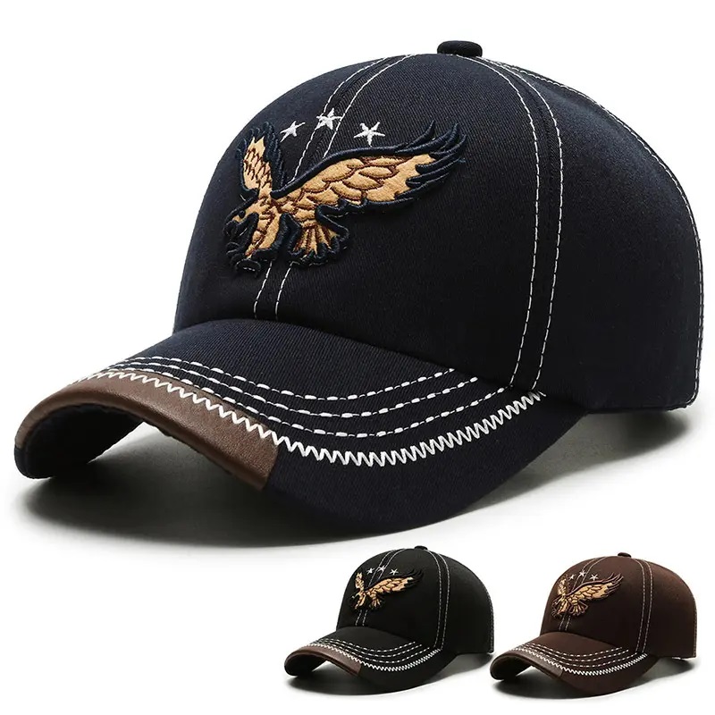 Hataí spóirt bróidnithe coitianta snapback caipíní baseball hataí cadáis íomhá do mhná agus d'fhir