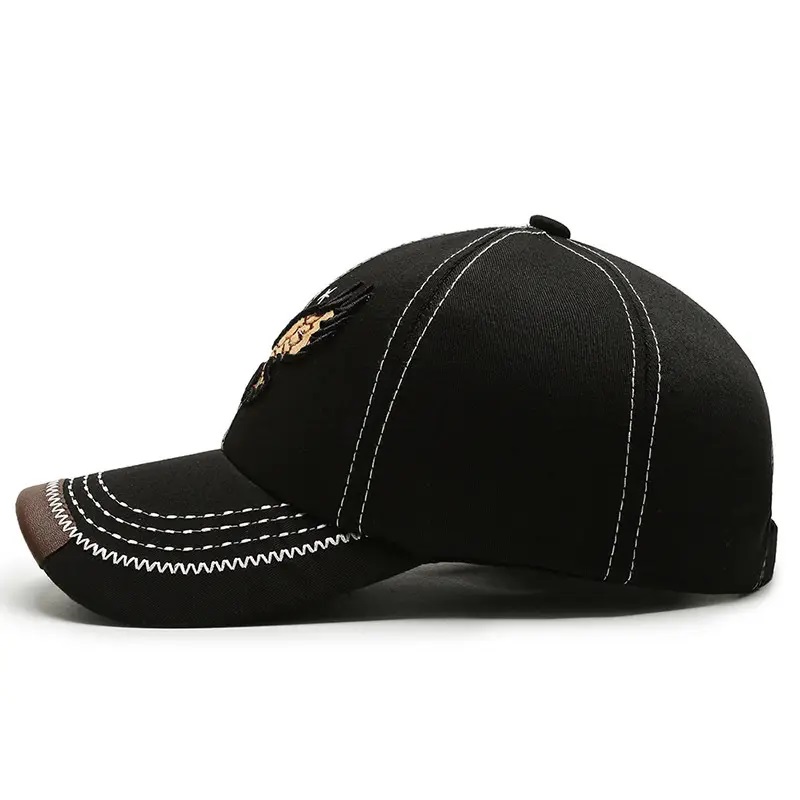 Hataí spóirt bróidnithe coitianta snapback caipíní baseball hataí cadáis íomhá do mhná agus d'fhir