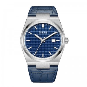 BAOGELA 40MM Fir Uaireadóirí Gnó Grianchloch Spórt Ócáideach Ócáideach Fíor -Lámhchomórtais 50TM Clog Fireann Uiscedhíonach REOGUNIO 22802