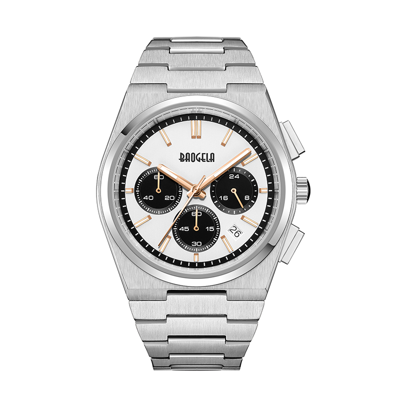 Uaireadóirí Branda Barogela Barr le haghaidh Fir Faisean Chronograph Spórt Grianchloch Uiscedhíonach Féach 50TM Faire Ócáideach Dhosmálta REOJ HOMBRE 22803