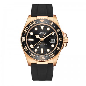 Baogela Barr Brand 50m Waterproof Rose Óir Faire Fir Grianchloch Féach ar Lánúineacha Faisin Tumadóireachta Spórt Féach ar Ghluaiseachtna hEilvéise Wristwatch 22805