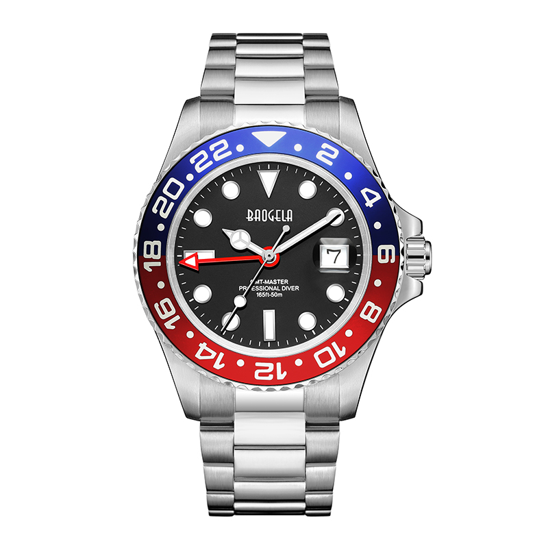 Baogela Ghost Ghost Gorm Gorm Ghort Watch Men Faire Fir Faire 50 méadar Strap Cruach Dhosmálta Uiscedhíonach Strap Gluaiseachtna hEilvéise Masculino 22807