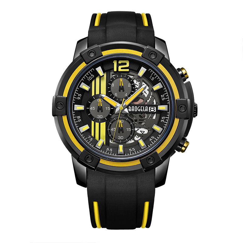 Uaireadóirí Grianchloch Strap Silicone Bagel Men