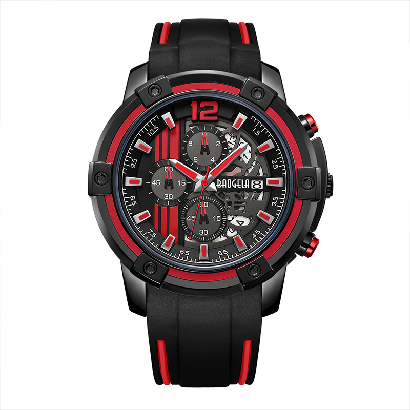 Uaireadóirí Grianchloch Strap Silicone Bagel Men