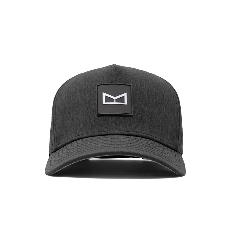 Custaim Ardchaighdeáin 5 Phainéal Rubber PVC Lógó Caipín Baseball Rope, Hat Pholl Lasair Léasair Uiscedhíonach, Feidhmíocht Gailf Gailf Daid Hat