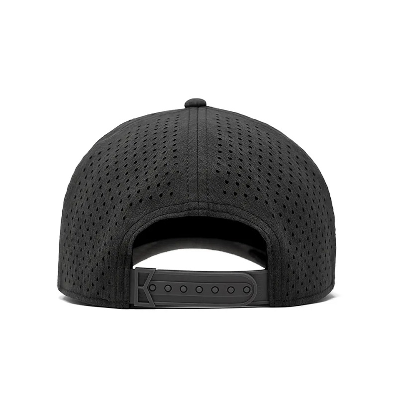 Custaim Ardchaighdeáin 5 Phainéal Rubber PVC Lógó Caipín Baseball Rope, Hat Pholl Lasair Léasair Uiscedhíonach, Feidhmíocht Gailf Gailf Daid Hat