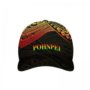 Bratach Nua Micronesia Pohnpei Clóbhuailte Caipín Baseball Clóbhuailte Caipíní Spóirt Tattoo Polynesian Feistithe Hat Allamuigh Inchoigeartaithe Breatible Hata Allamuigh Unisex