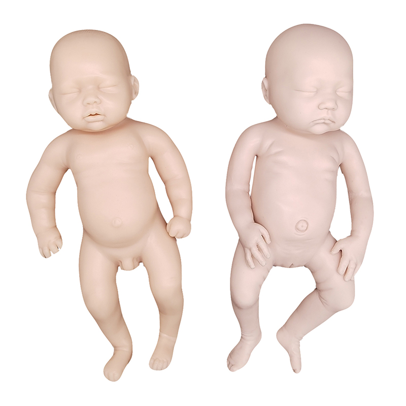 Doll insamhalta ard doll an t-ábhar silicone reborn leanbh ina chodladh silicone reborn doll réalaíoch (réamh-dhéanta)