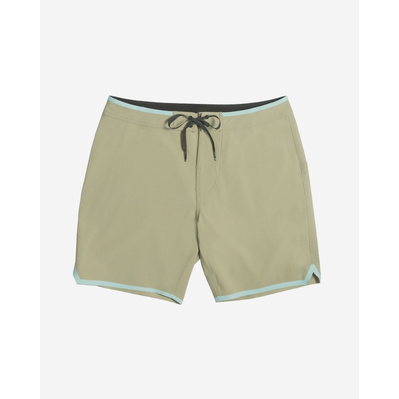 Boardshort 4 bhealach poileistirn fabraic stráice feidhmíochta spandex