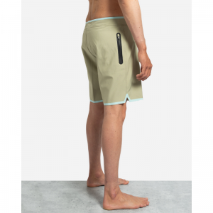 Boardshort 4 bhealach poileistirn fabraic stráice feidhmíochta spandex