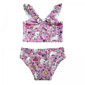 Cartúin Priontáil Leanaí Álainn Swimsuits
