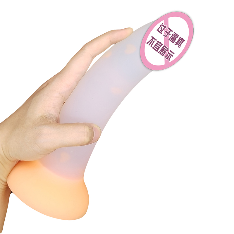 904 Bréagáin Ghnéas Anal Dildo Nua Luminous Do Mhná Fir Fir Dathracha Glowing Penis Butt Bréagáin Dhaoine Fásta