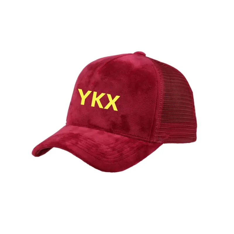 Saincheaptha Monarcha 5 Painéal Veilbhit Veilbhit Caipín Trucker 3D Lógó Bróidnéireachta Hate Trucker Hat