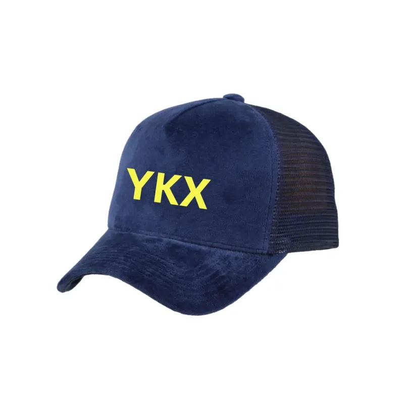 Saincheaptha Monarcha 5 Painéal Veilbhit Veilbhit Caipín Trucker 3D Lógó Bróidnéireachta Hate Trucker Hat