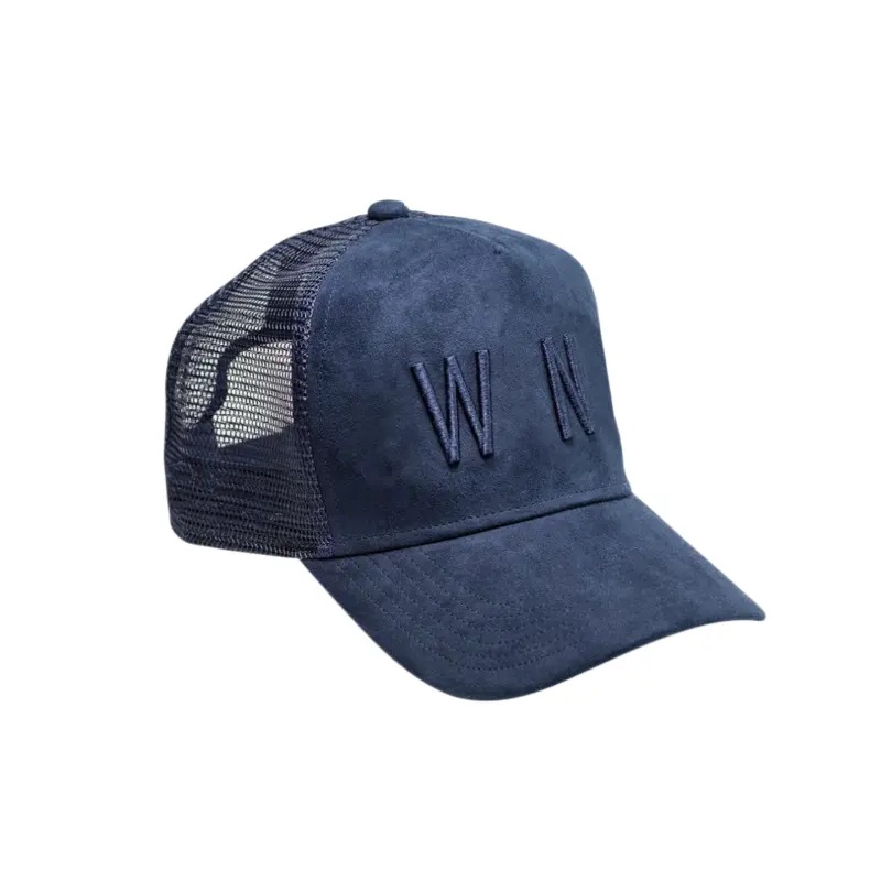 Saincheaptha Monarcha 5 Painéal Veilbhit Veilbhit Caipín Trucker 3D Lógó Bróidnéireachta Hate Trucker Hat