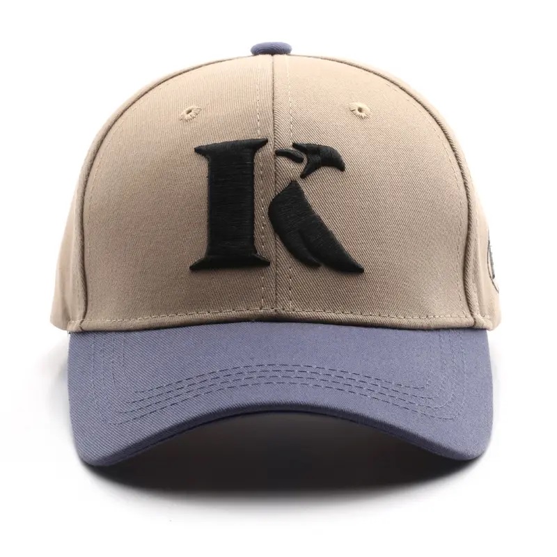 Só 3D bróidnithe 6 phainéal hata baseball hata baseball dhá hata baseball ton caipín
