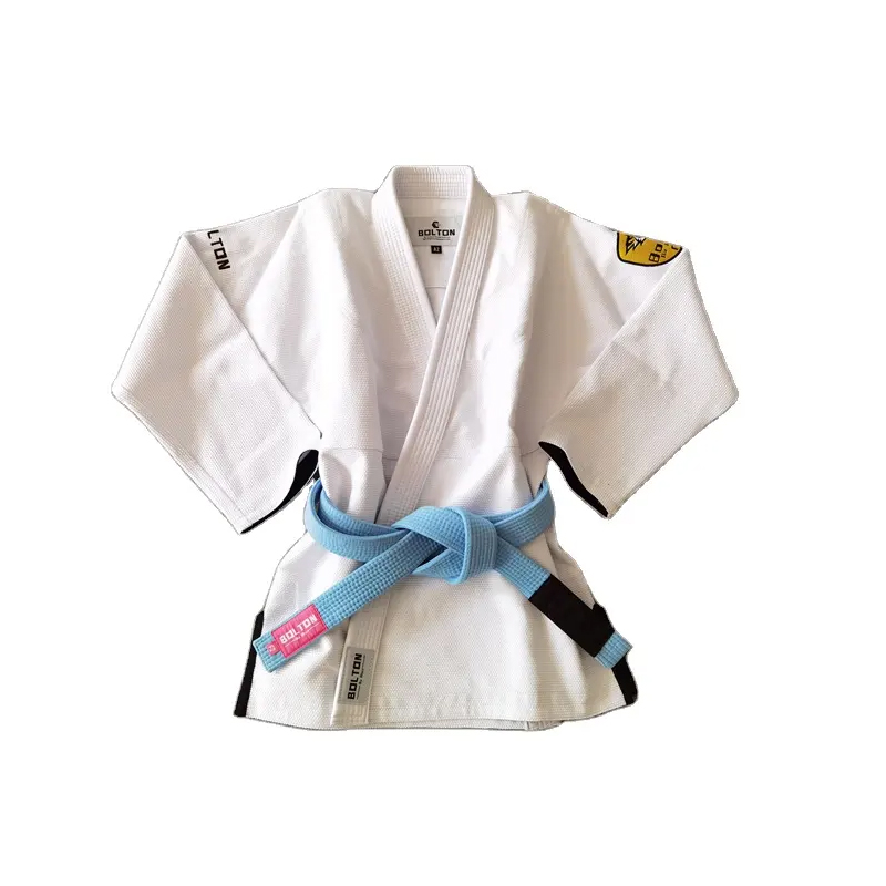 BJJ Mórdhíola BJJ GIS Crios Saincheaptha 100% Cotton Arts Martial Arts Grey Bán BJJ Belt