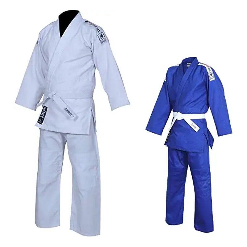 Soláthraína Síne Éide Préimh Mhóilíneach BJJ Kimono Bjj Gi Jiu Jitsu Gi Blue Judo Gi,