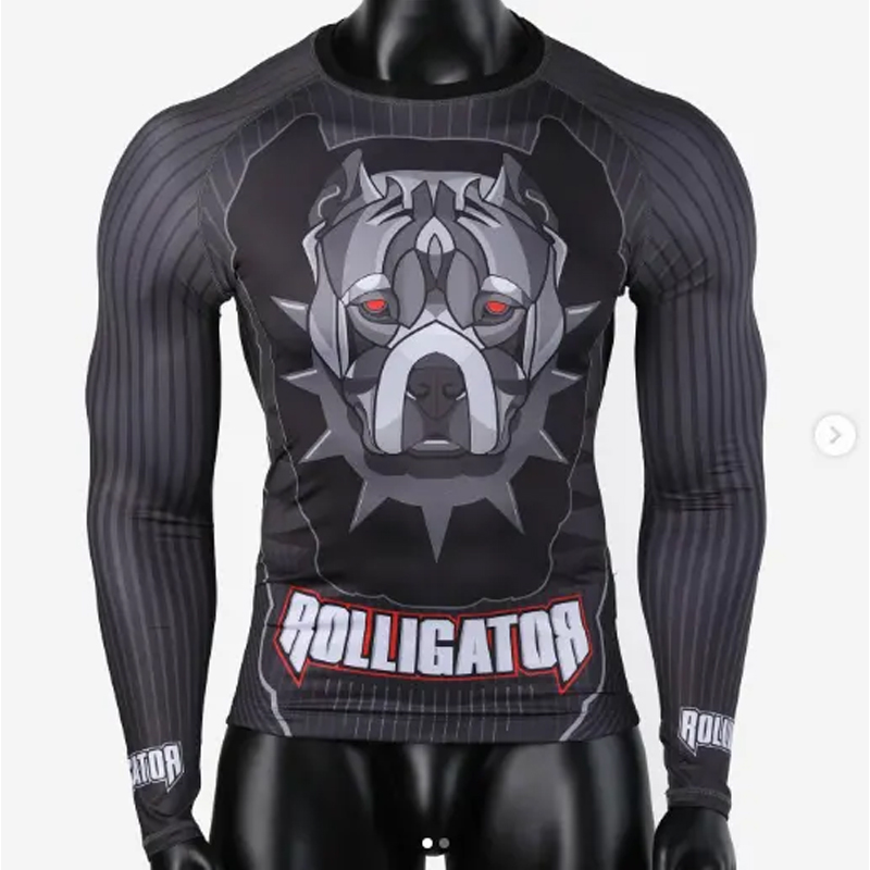 Suipéar mórdhíola Soláthraí Níos Fearr de Rash Préimhe Préimh Saincheaptha BJJ Nogis, Jiu Jitsu Gi Gi Rash Guard.