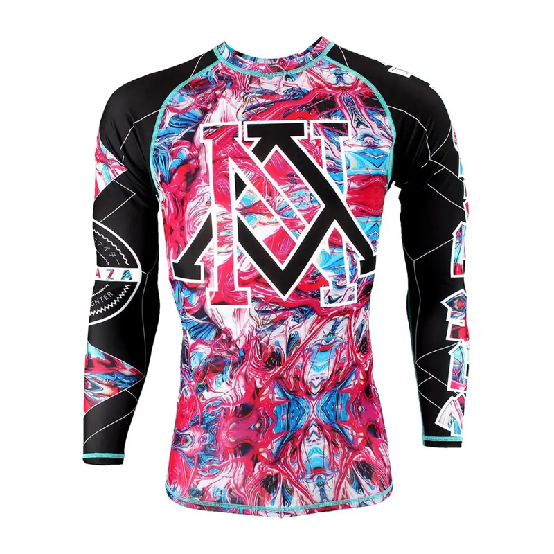 Mórdhíola Saincheaptha Stíl Saor in Aisce Compordach Taobhna bPáistí Bjj Gi Rash Guard Mná Rash Guard
