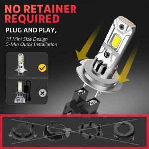 T8 bolgáin ceannlampa LED faoi stiúir