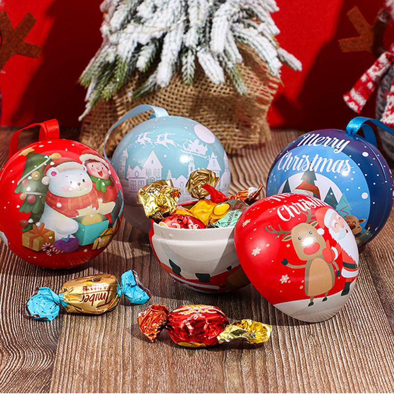 Bosca bronntanais bosca candyna Nollag liathróid Nollag
