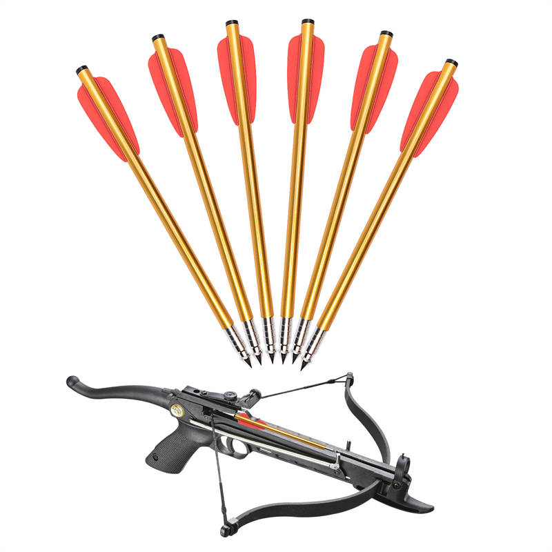 Boltaí saighead alúmanaim le haghaidh crosbhogha piostail