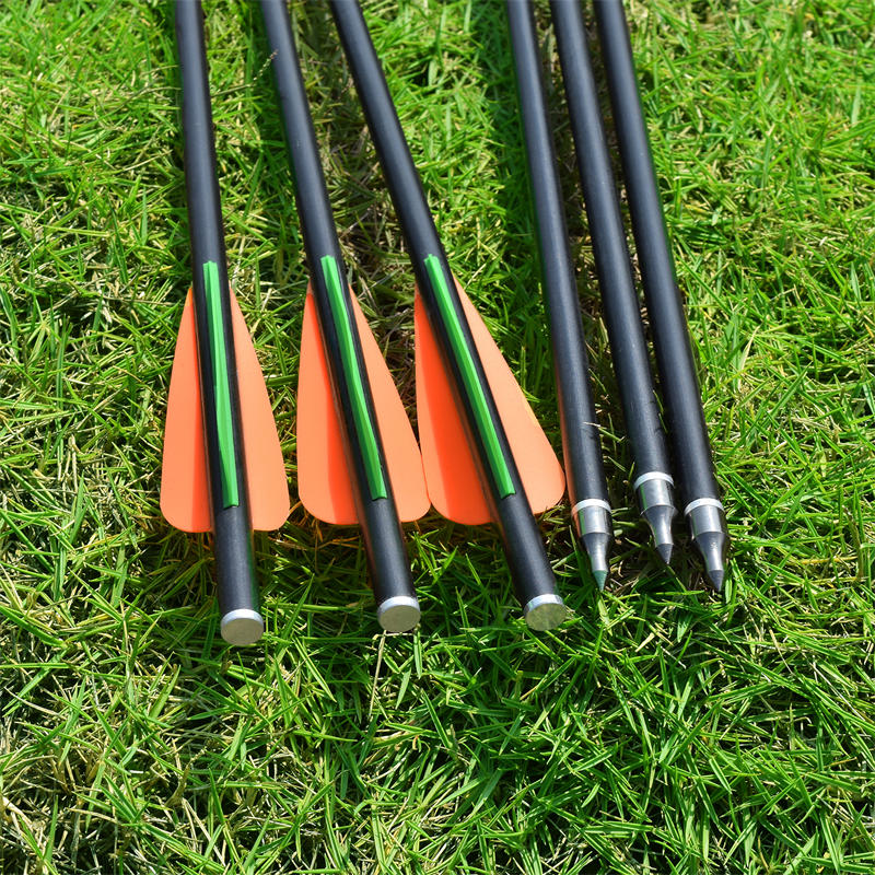 Boltaí saighead fiberglass le haghaidh crosbhogha