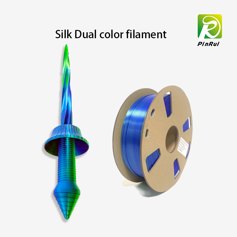 Dhá dhath i filiméid síoda dé -dhath filiméid do phrintéir 3D filiméid te pinrui