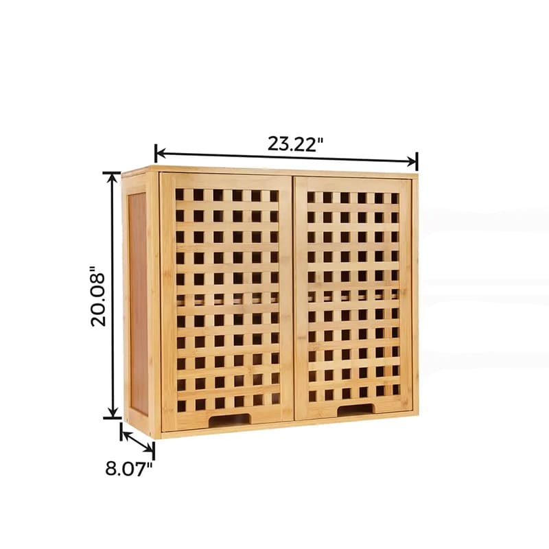 Taisceadáin Stórála Wardrobe Comh-Aireachta Seomra Folctha Bambú