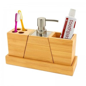 Cúlpháirtí seomra folctha bambú