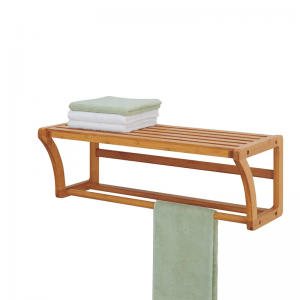 Seilf gléasta balla bambú le barraí tuáille