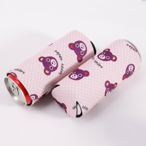 Beoir caol cairdiúil ar ardchaighdeán is féidir le lógó saincheaptha lógó saincheaptha coozy a phriontáil