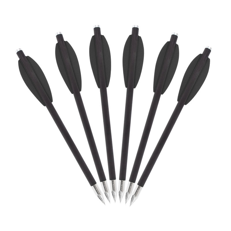 Boltaí saighead carbóin 16cm le haghaidh crosbhogha piostail