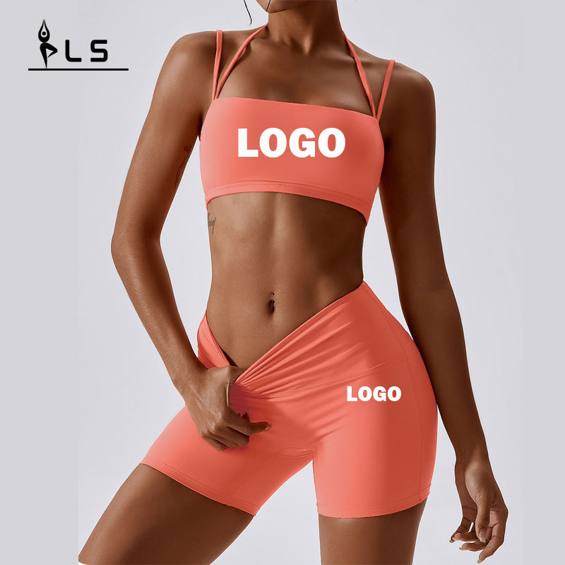 SC9274 Mná Aclaíochta 2023 Shorts Workout Waisted Saincheaptha Yoga Socraigh Giomnáisiam Gan Seam With Workout Clowout Sportswear Gym Gym Fitness Set