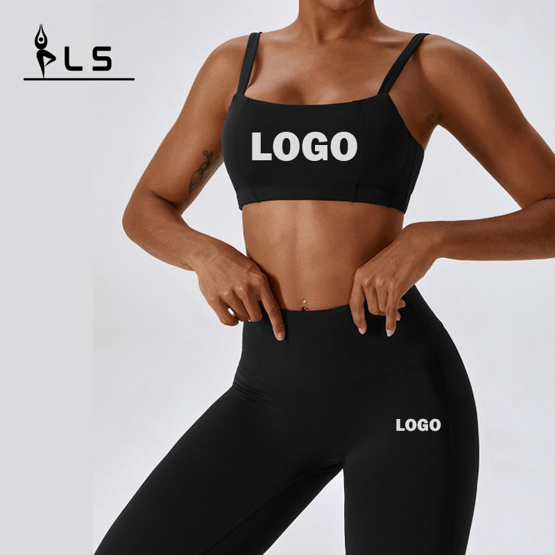 SC9275 Cailíní Yoga Cailíní Socraigh Cailíní Léigí Folláine Elastic Lightweight agus Bra Set Woman Yoga Caith Pants Custom Yoga Suit Suit Socraigh