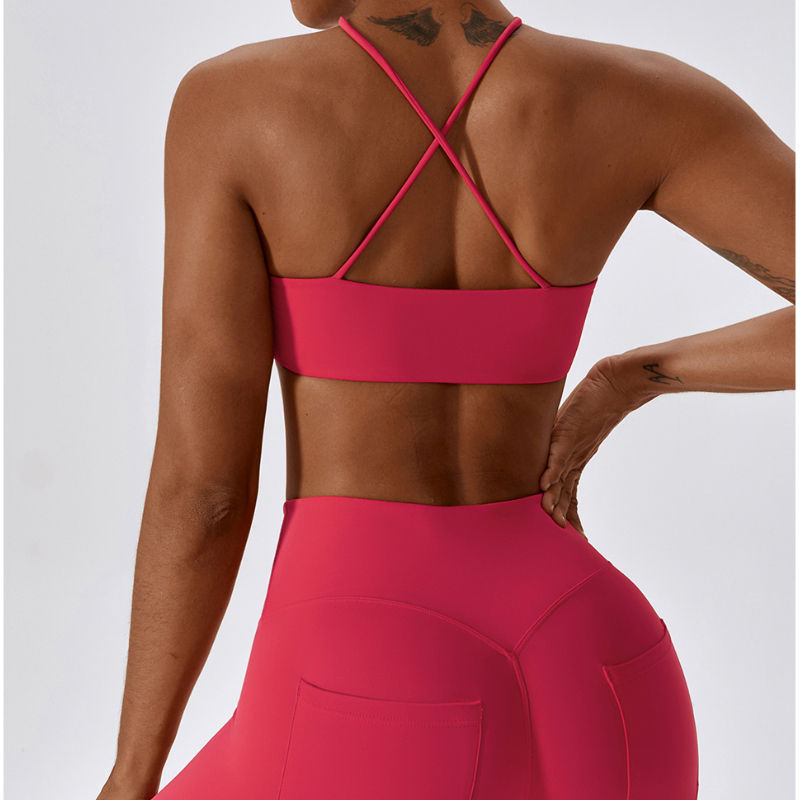 SC1061 Bra Spóirt agus Leggings Socraigh Suit Yoga Conjunto Yoga Socraigh do Mhná Caitheamh Folláine Giomnáisiam Allamuigh