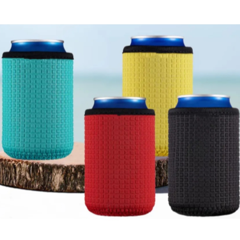 Lógó saincheaptha beoir Neoprene is féidir le sleamhnán with do pháirtí campála Sealbhóir Stubby Sealbhóir Stubby 3mm Koozy Inslithe Cola is féidir le Blanks Coozy Blanks