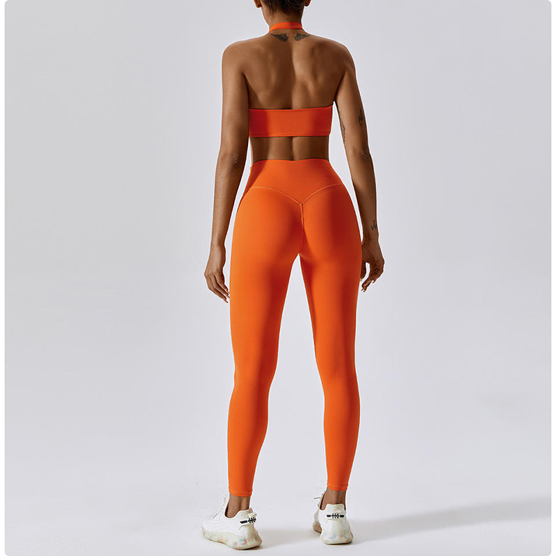 SC1063 SET STOLL SET FITSOG giomnáisiam Yoga Caith Yoga Suit Fitness Fitness Yoga Caith Giomnáisiam Mná Sraith Mná