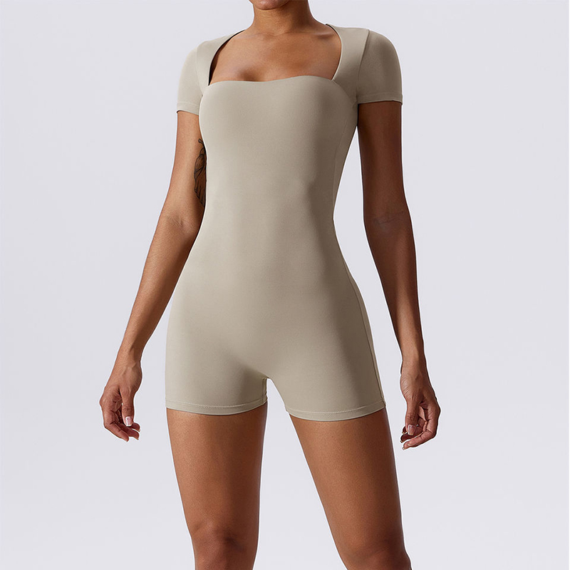 SC1076 Saincheaptha Ardchaighdeán BodyCon Stretchy Stretchy One Piece Jumpsuit Rompers Bodysuit Folláine
