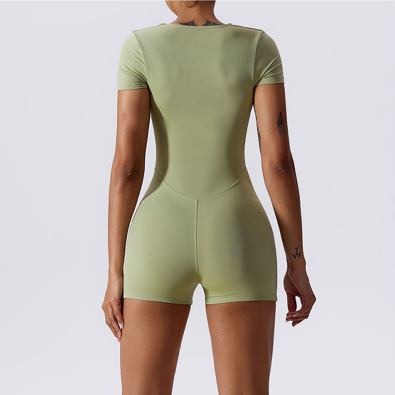 SC1076 Saincheaptha Ardchaighdeán BodyCon Stretchy Stretchy One Piece Jumpsuit Rompers Bodysuit Folláine