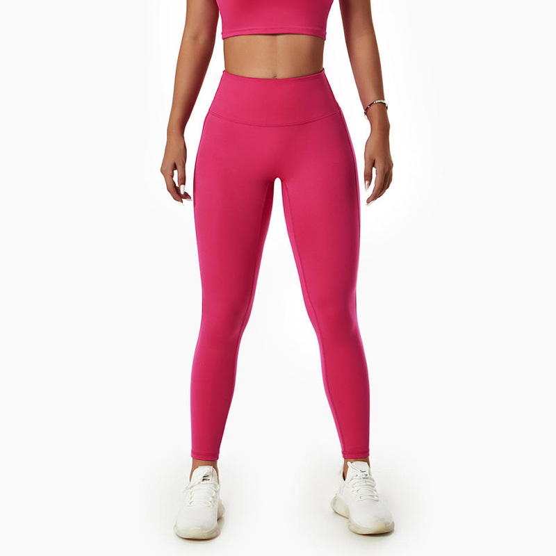 SC101010 Praghas Mórdhíola Ard -Choim Yoga Leggings Leggings Scrunch Butt do Mhná le Lógó Saincheaptha