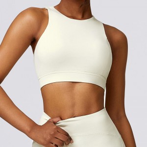 SC10138 Yoga bra ag díol lógó saincheaptha spórt spórt bra folláine ban folláine mná bra yoga spóirt padded padded