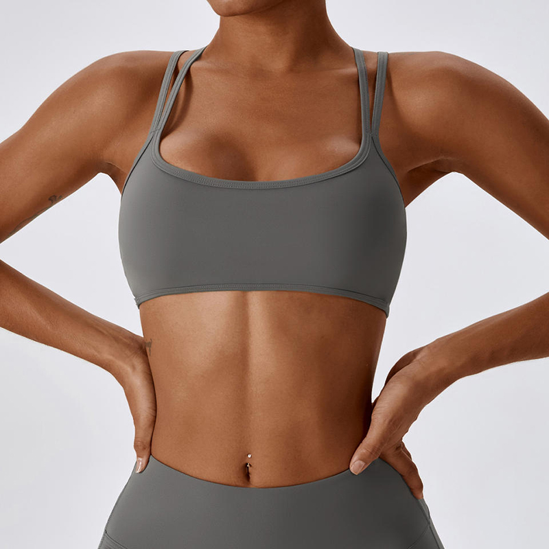 SC10137 Lógó Saincheaptha Mná Workout Sports Sports Bra Comhbhrú Barr Yoga Mórdhíola Yoga Comhbhrú